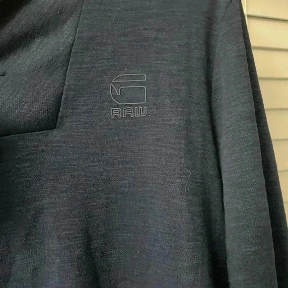 GSTAR Mens long sleeve G-Star shirt size small blue - Picture 3 of 5